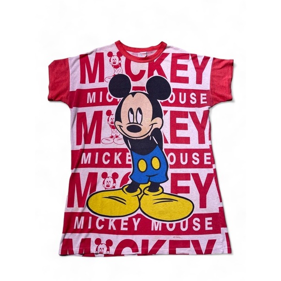 Vintage Mickey Mouse Graphic T-Shirt - Picture 1 of 7